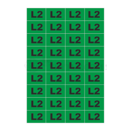 Samolepka " L2 " 30x20mm (NOZ-L2)